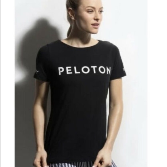 Tops - Peloton Century Club T-Shirt 100 Rides black cycling Size small Womans